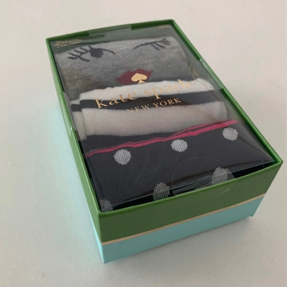 🆕 | ♠️ Kate Spade 3pc Sock Set - Picture 4 of 6